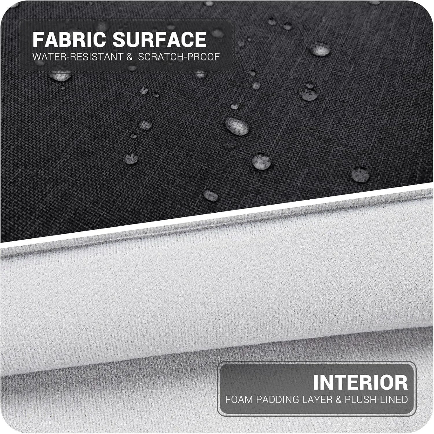 15.6-16 Inch Laptop Sleeve Shoulder Bag Waterproof Notebook Chromebook Computer Carrying Case Compatible with 15.6 inch Acer Asus Dell HP Thinkpad, Black