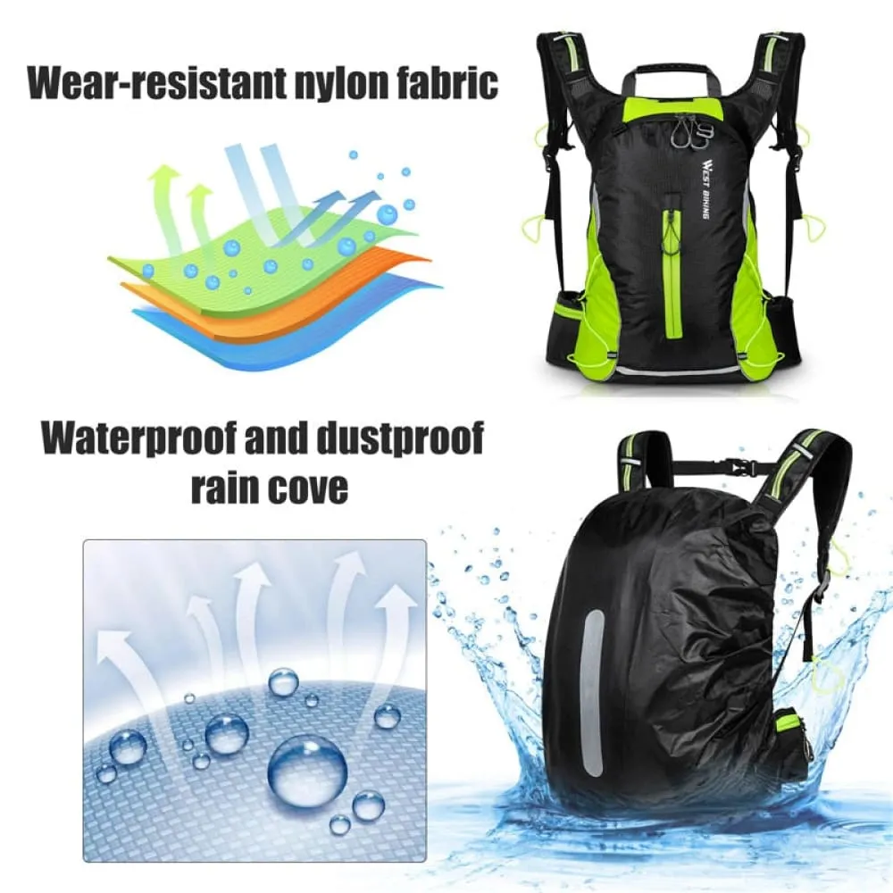 16l Sport Cycling Backpack Waterproof Ultralight Bicycle Bag Outdoor
