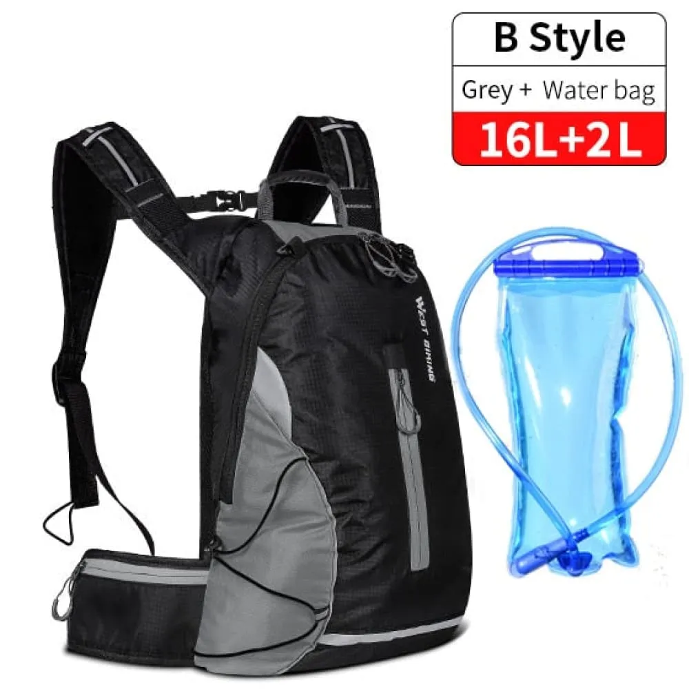 16l Sport Cycling Backpack Waterproof Ultralight Bicycle Bag Outdoor