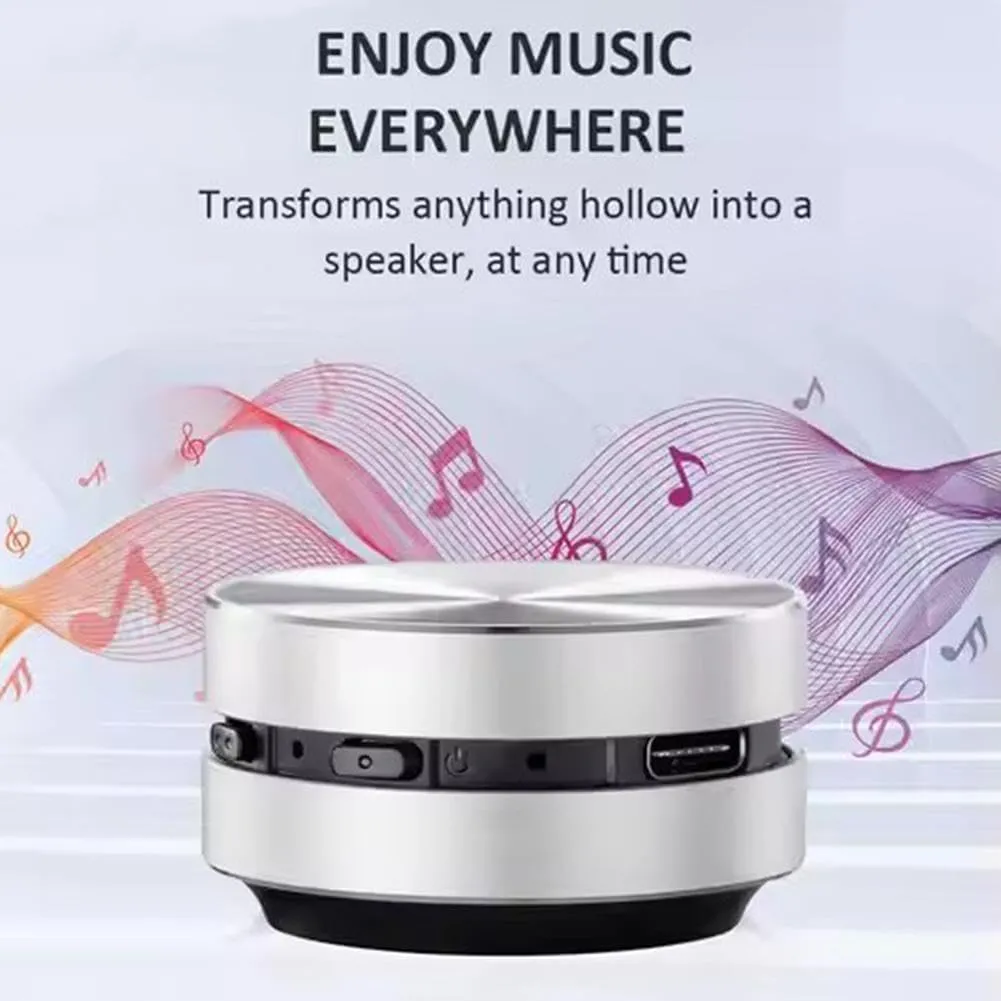 2024 New Shower Speaker Waterproof, Mini Wireless Portable Bluetooth Bone Speaker Compact Audio Device for Home, Outdoor, Travel