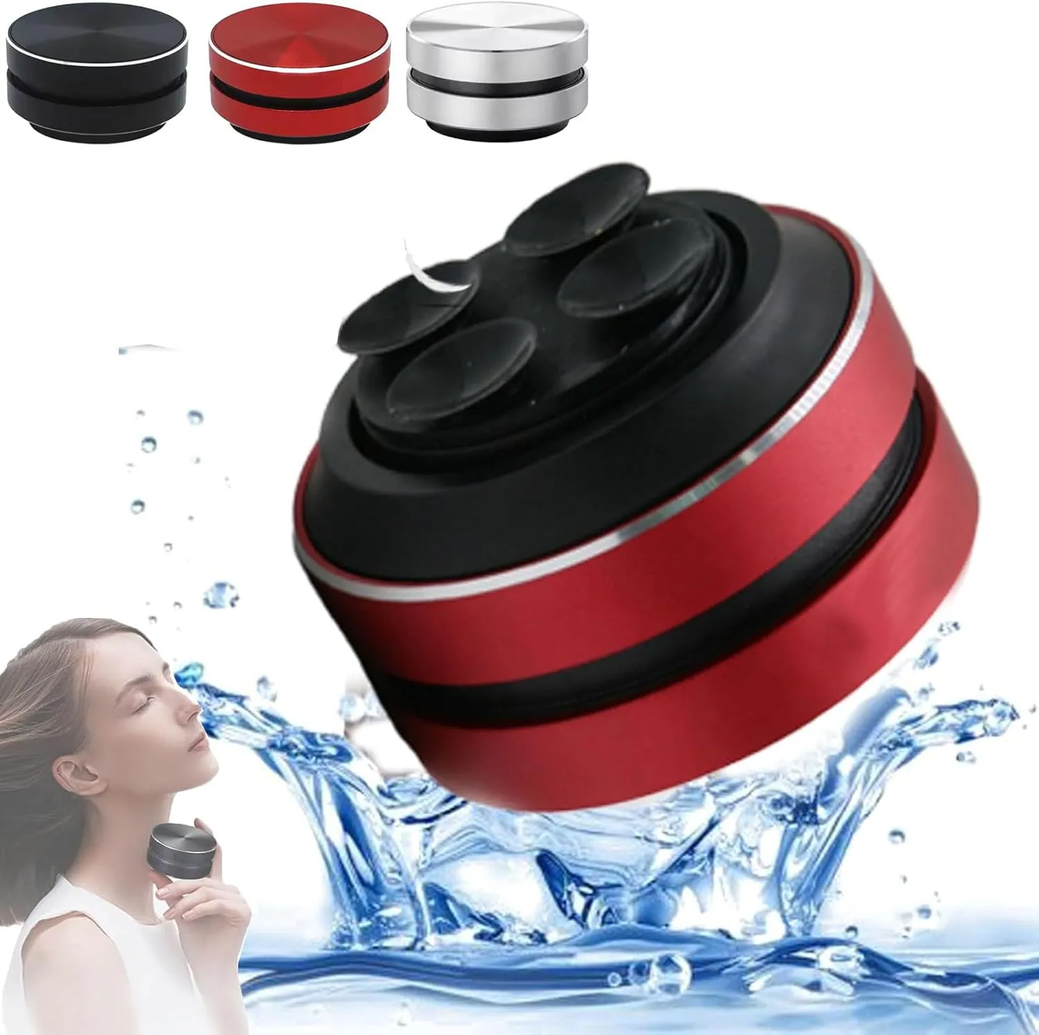 2024 New Shower Speaker Waterproof, Mini Wireless Portable Bluetooth Bone Speaker Compact Audio Device for Home, Outdoor, Travel