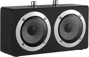 40W Bluetooth Speaker, Portable Stereo Speaker with Rich Bass, 24H Playtime, 5200mAh Battery, Bluetooth 4.2, for Outdoor, Travel, Family Gatherings (Black)
