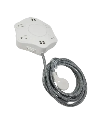 4K UHD P2P USB Outlet Tap Surge Protector Security Camera