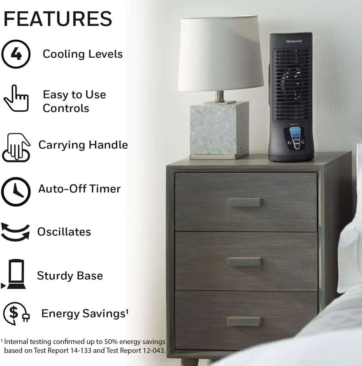 4K WiFi Security Camera in 13" Oscillating Tower Fan with HD 4K with Audio for Home and Office Security Parental Monitoring of Underage Children