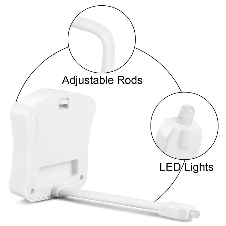 8-Color Motion Activated Toilet Nightlight (Fits ANY Toilet)
