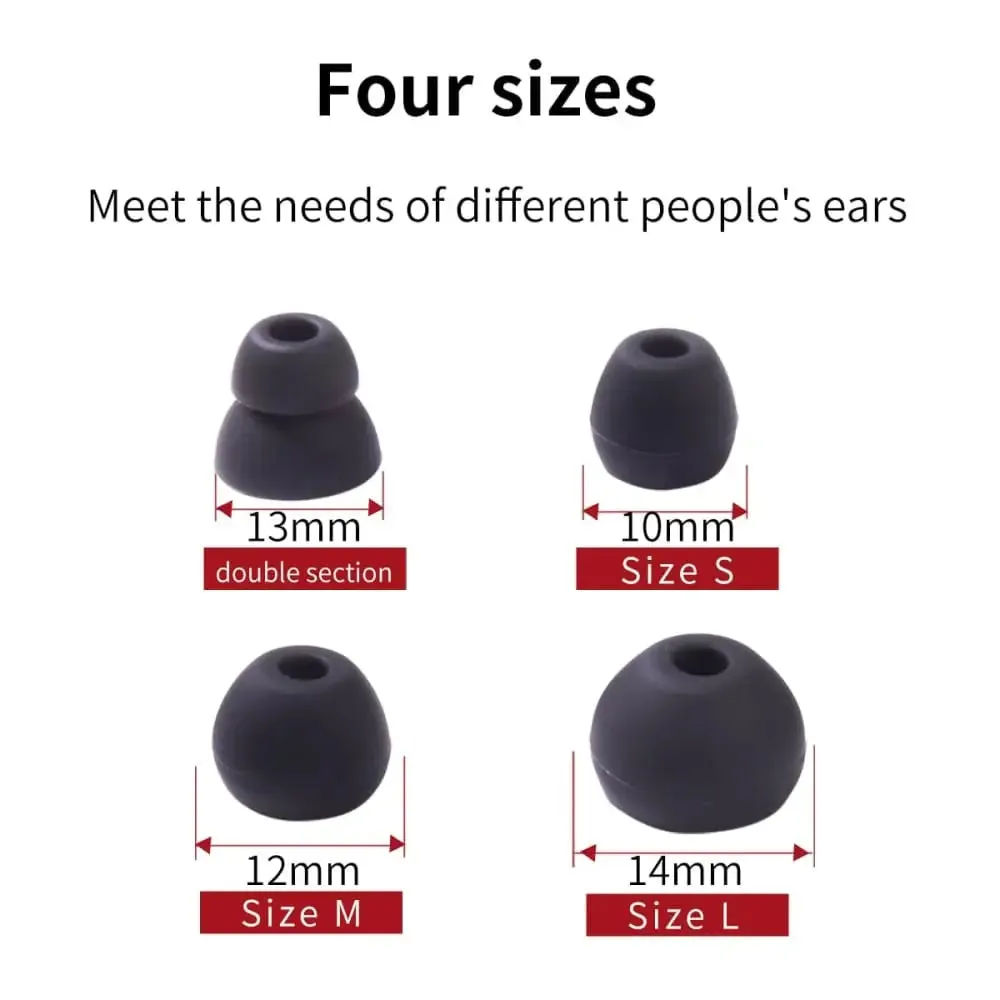 8pcs Anti-slip Silicone Ear Tips for Beats Urbeats2.0 3.0, Tour2.0 1.0 Ibeats Beats x Neck-mounted Headphones