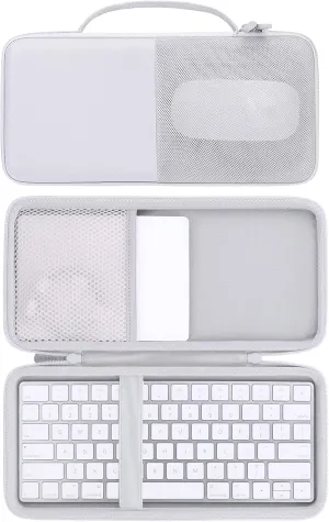 Aenllosi Hard Carrying Case Compatible with Apple Magic Keyboard   Magic Mouse