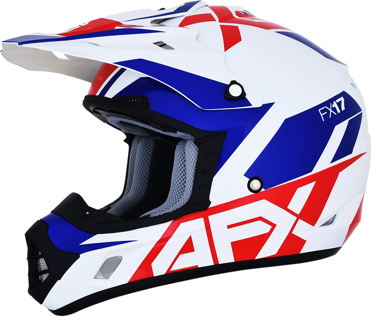 AFX FX-17 Helmet - Aced - Red/White/Blue - Small 0110-6479