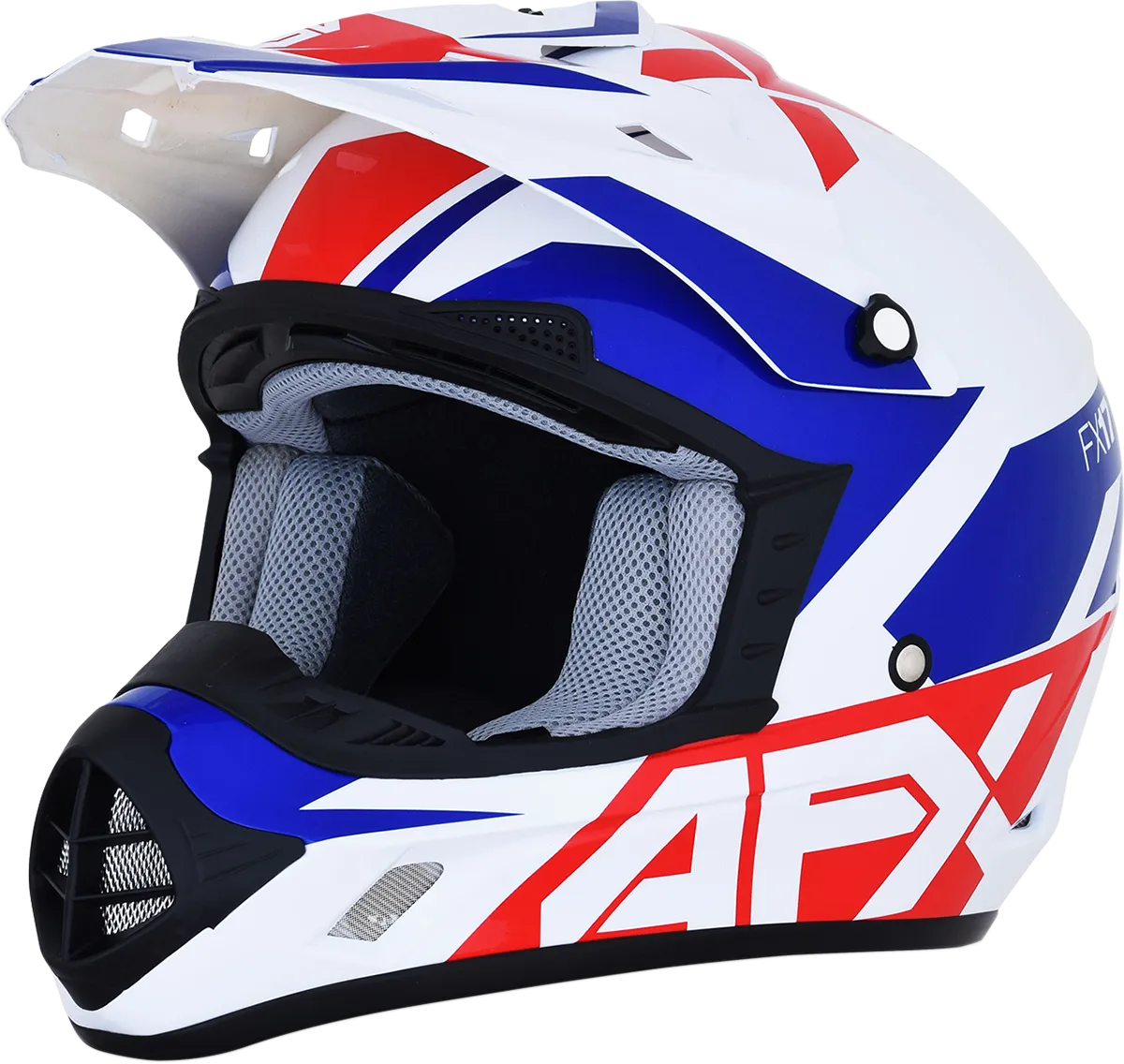 AFX FX-17 Helmet - Aced - Red/White/Blue - Small 0110-6479