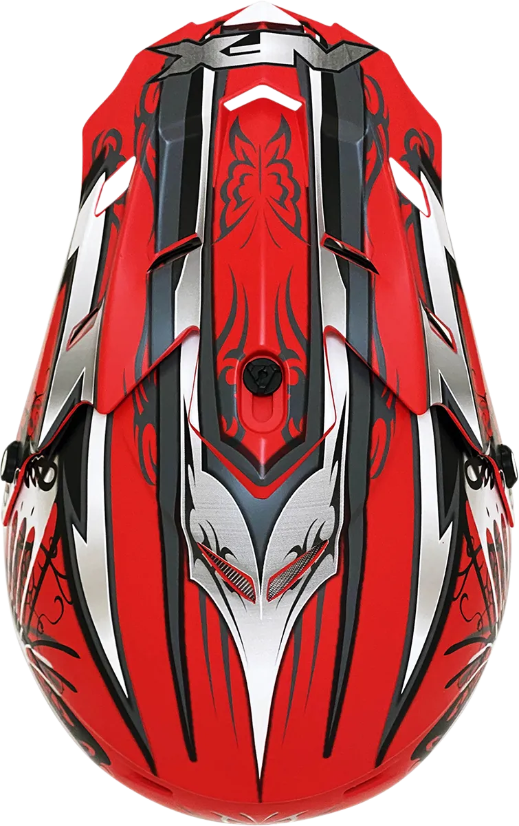 AFX FX-17 Helmet - Butterfly - Matte Ferrari Red - XS 0110-7116