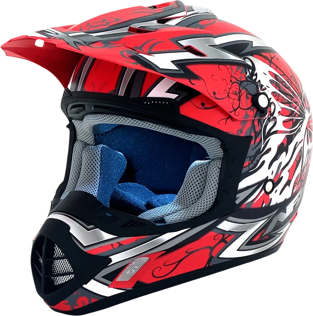AFX FX-17 Helmet - Butterfly - Matte Ferrari Red - XS 0110-7116