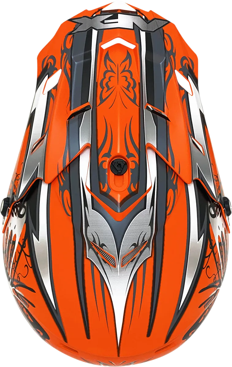 AFX FX-17 Helmet - Butterfly - Matte Orange - XL 0110-7115