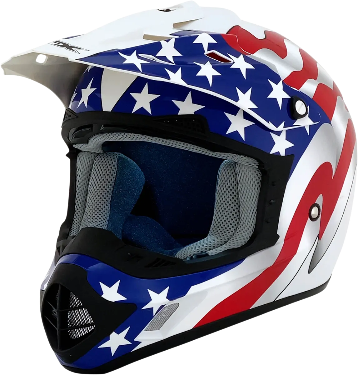 AFX FX-17 Helmet - Flag - White - 4XL 0110-7634