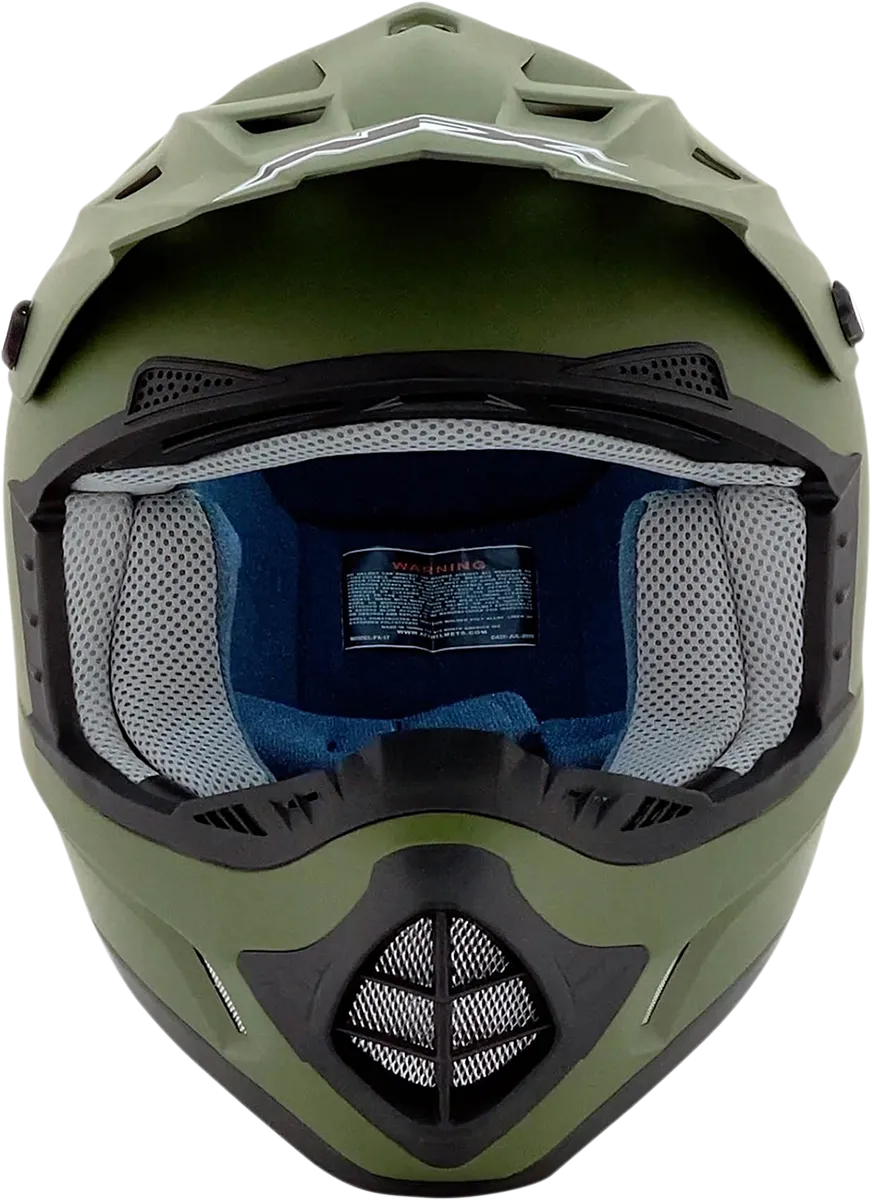 AFX FX-17 Helmet - Flat Olive Drab - 2XL 0110-4451