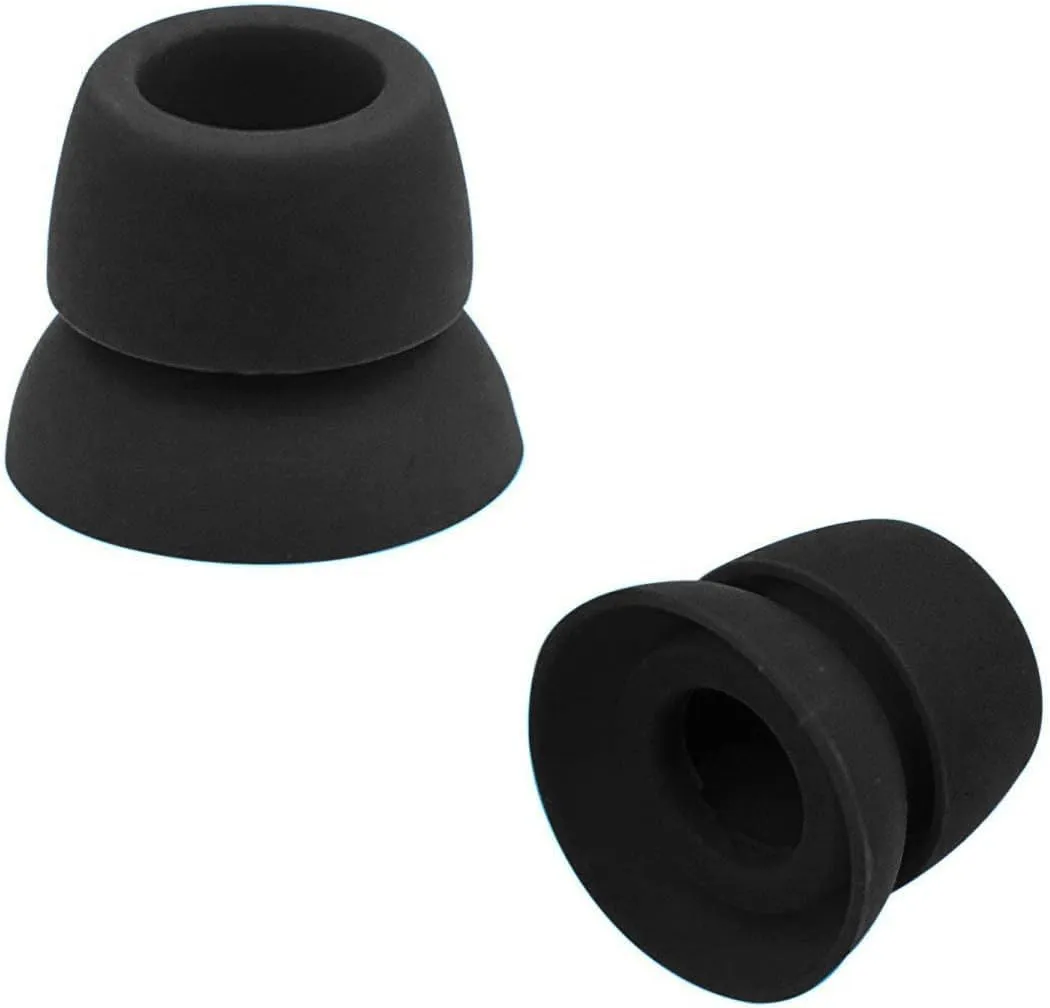 Alitutumao 10pcs Replacement Earbuds Silicone Eartips Double Flange Compatible with Wireless Powerbeats2 Powerbeats3 Beats by dr dre Earphones
