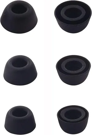 ALXCD Ear Tips Compatible with Jabra Elite 85t Earbuds, S/M/L 3 Sizes 3 Pairs Soft Silicone Replacement Earbud Tips, Compatible with Jabra Elite 85t, 3 Pairs, SML Black