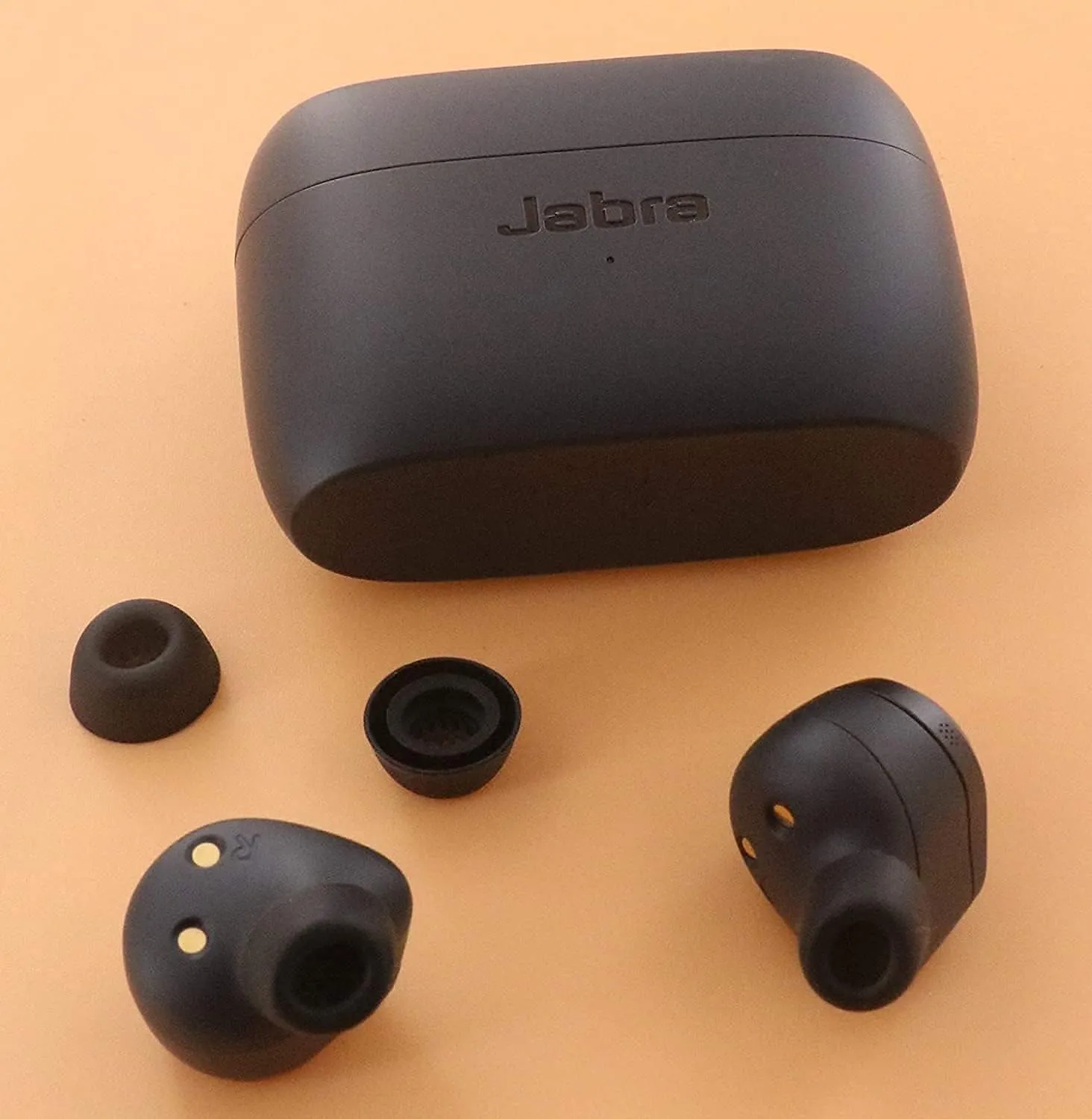ALXCD Ear Tips Compatible with Jabra Elite 85t Earbuds, S/M/L 3 Sizes 3 Pairs Soft Silicone Replacement Earbud Tips, Compatible with Jabra Elite 85t, 3 Pairs, SML Black