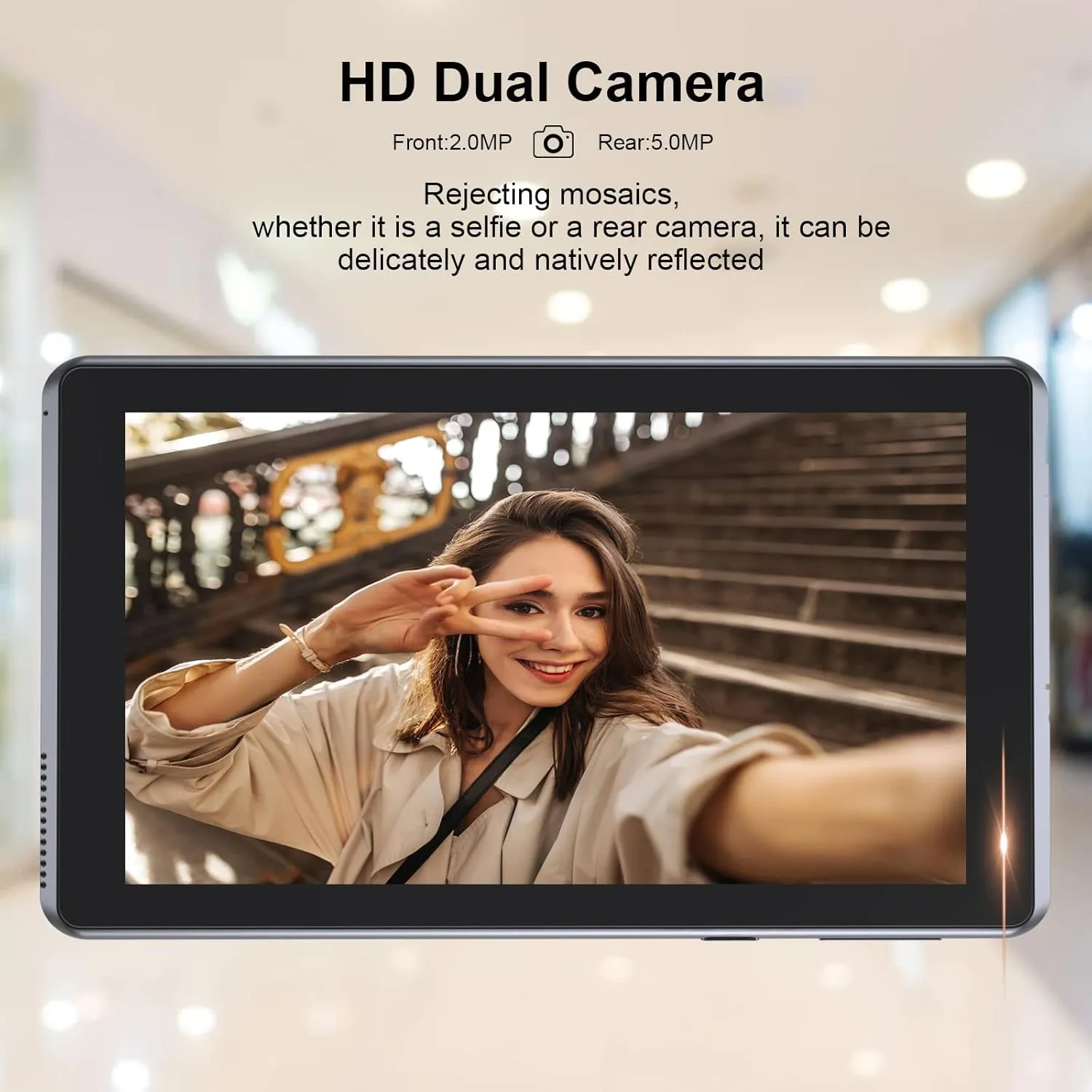 Android Tablet 7 inch, Android 12 Tableta 32GB Storage 1TB SD Expansion Tablets PC Quad-core Processor 4GB RAM 1024x600 IPS HD Touchscreen Dual Camera Tablets Support WiFi6 Bluetooth 3000 mAh Battery
