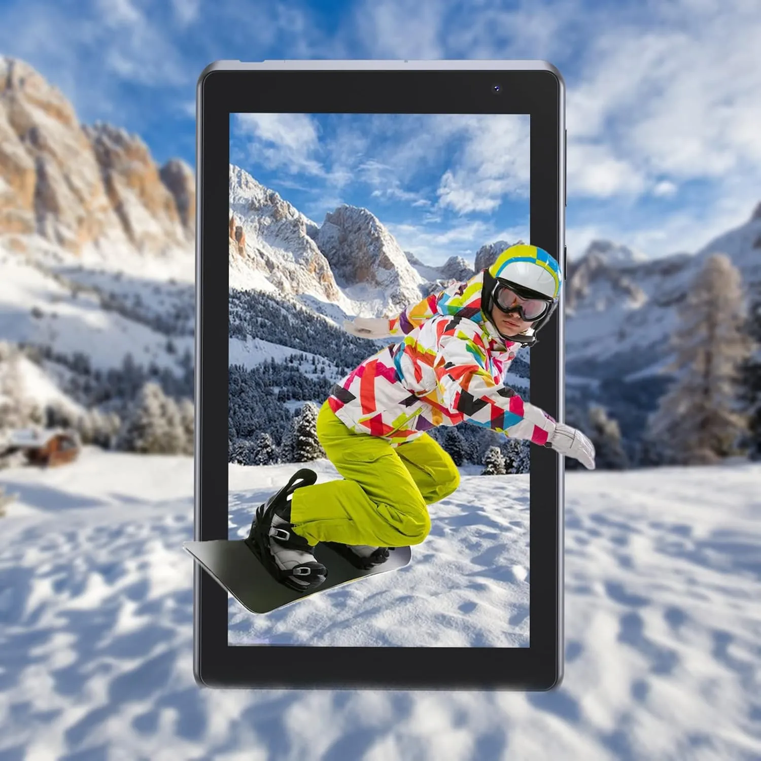 Android Tablet 7 inch, Android 12 Tableta 32GB Storage 1TB SD Expansion Tablets PC Quad-core Processor 4GB RAM 1024x600 IPS HD Touchscreen Dual Camera Tablets Support WiFi6 Bluetooth 3000 mAh Battery