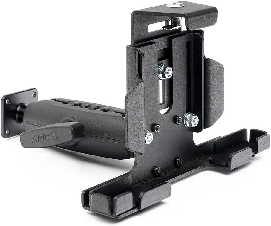ARKON TArkon Mounts TAB4382XMAMPS Locking Aluminum Tablet Mount with Key Lock for E-Log Retail Black
