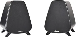 AS31 Active Bookshelf Speakers -2.0 Powered Stereo Compact laptops Desktop Speakers with 3bass, Bluetooth 5.3, RCA/Optical/subwooder Output, 80W RMSWood for Music, Gaming, Podcasts,dj (Black)