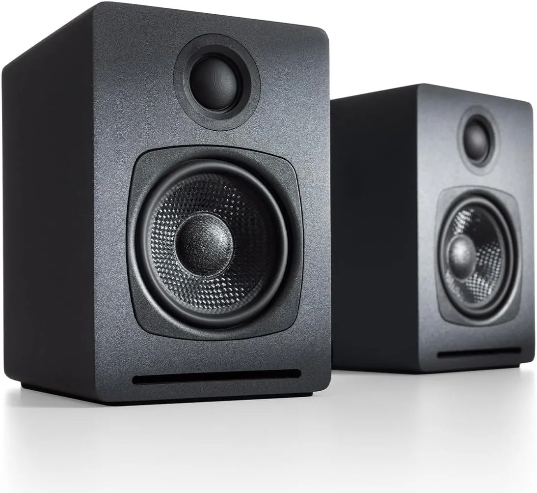 Audioengine A1 Wireless Computer Speakers - 60 W Bluetooth Desktop PC Computer Speakers - Gaming, Music and More