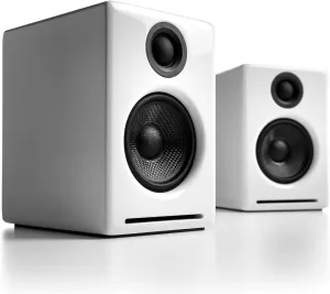 Audioengine A2  Desktop 24 Bit Wireless Bluetooth Desktop Speakers - 60W Computer Speakers for Music and Gaming