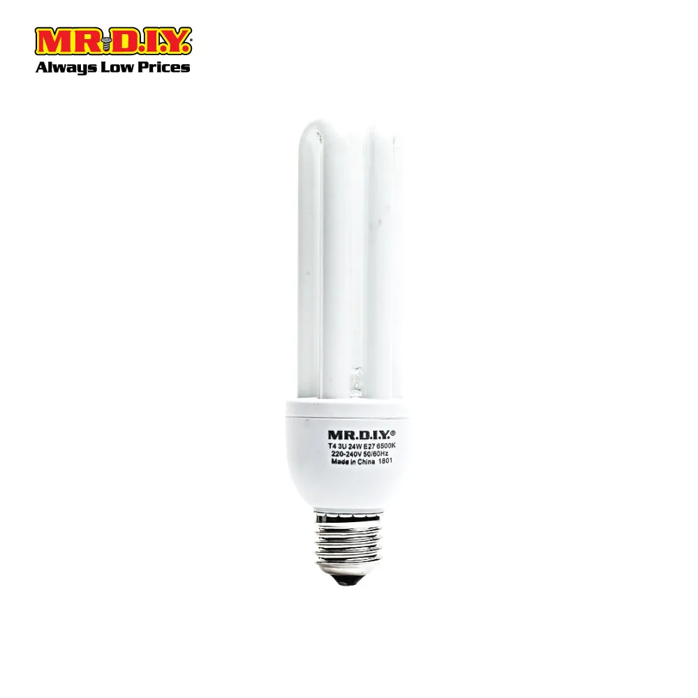 [BEST SELLER] (MR.DIY) 3U Shape Bulb Daylight E27 (24W)