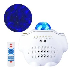 Bluetooth Speaker Star Projector Led Nebula Night Light with Remote Control