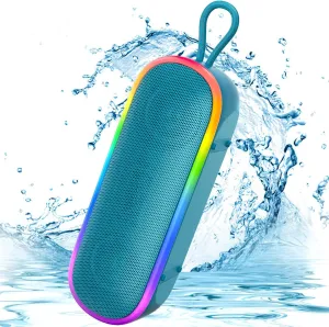 Bluetooth Speakers,IPX7 Waterproof Speaker with 20W Powerful Sound,Portable Wireless Speakers with Extral Bass,for Beach Pool Camping Outdoors,Christmas/Birthday Gift for Men,Women,Friends