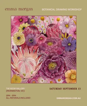 BOTANICAL DRAWING WORKSHOP: SEPTEMBER 13