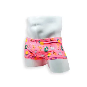 Box Cut Swim Trunk - Pool Party