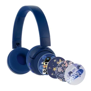 BUDDYPHONES POP Fun Bluetooth Wireless Headset - Deep Blue