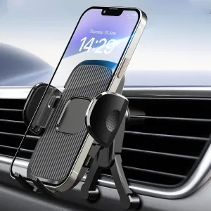 Car Phone Holder,Adjustable Air Vent Car Phone Holder Mount Compatible with iPhone 16/15/14/13, Samsung, Google,and All Smartphones, Hands-Free Auto Mobile Phone Stand