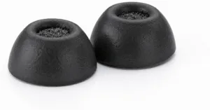Comply TW-300-B | Memory Foam Replacement Earbud Tips for Beats Studio Buds Plus  , EarFun, Soundcore & More | Ultimate Comfort, Secure Fit, Superior Noise Isolation | Black, Large (3 Pairs)