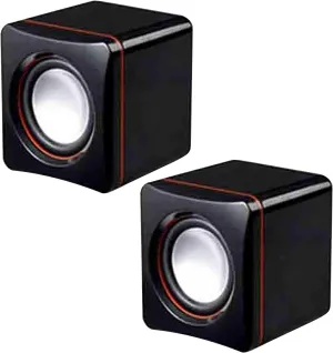 Computer Speakers for Desktop PC, USB Speakers for Computer Desktop, Laptop Speaker with Stereo Sound & Enhanced Bass, Portable Mini Sound Bar for Windows PCs, Desktop Computer and Laptops