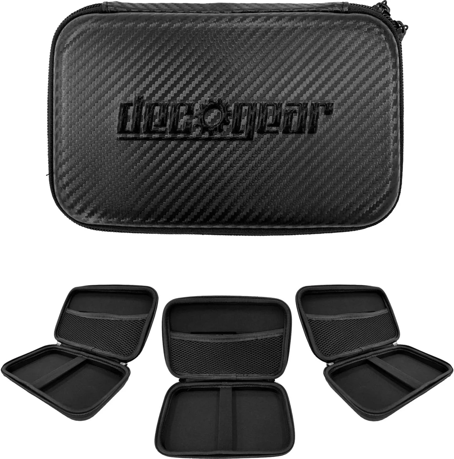 Deco Gear Hard EVA Case with Zipper for Tablets and GPS - 5 Inch