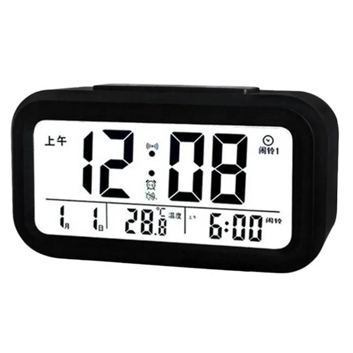 Desktop Smart Alarm Clock in Black