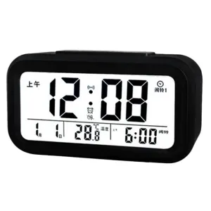 Desktop Smart Alarm Clock in Black