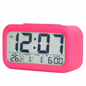 Desktop Smart Alarm Clock in Pink