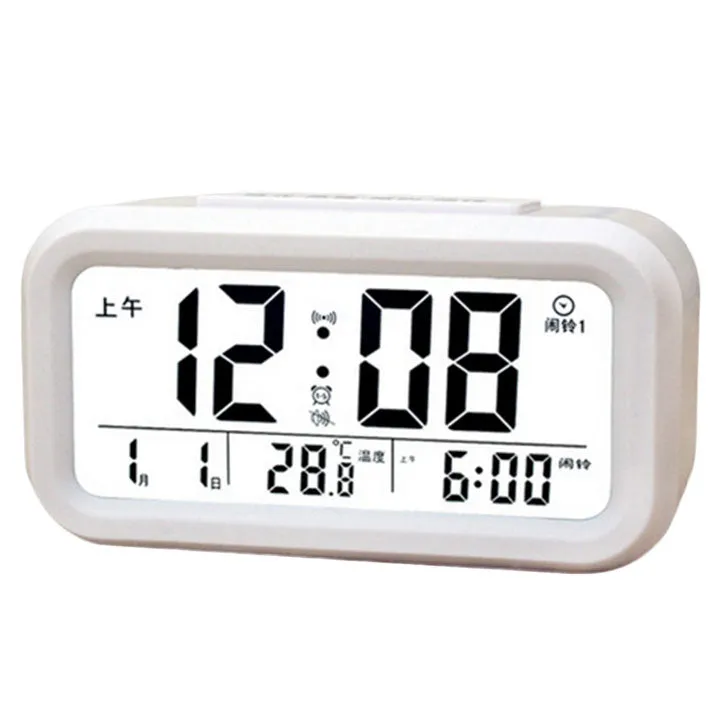 Desktop Smart Alarm Clock in White
