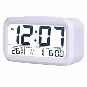 Desktop Smart Alarm Clock in White