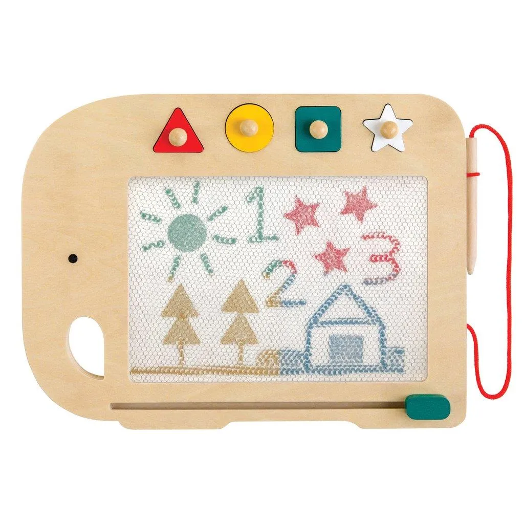 Doodle & Draw Elephant Wood Magic Board