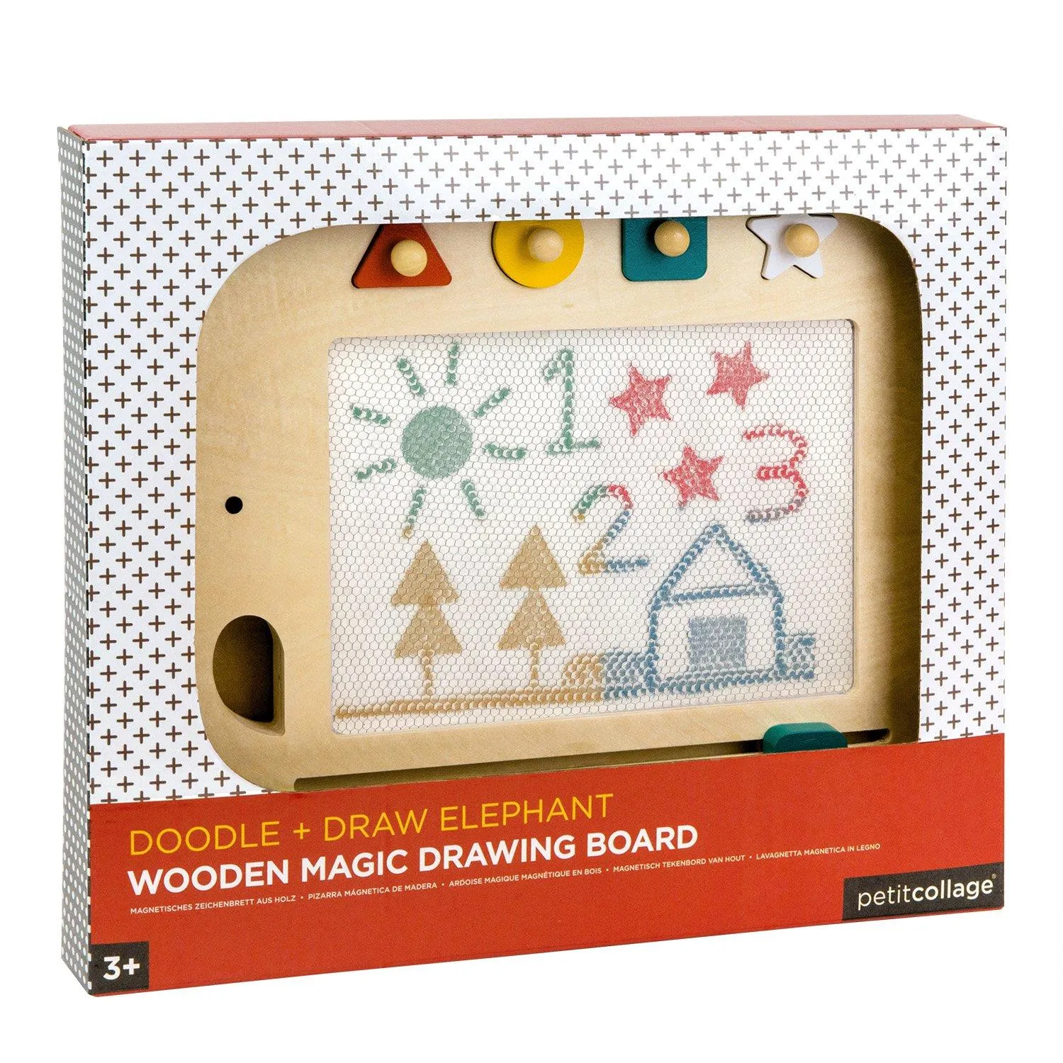 Doodle & Draw Elephant Wood Magic Board
