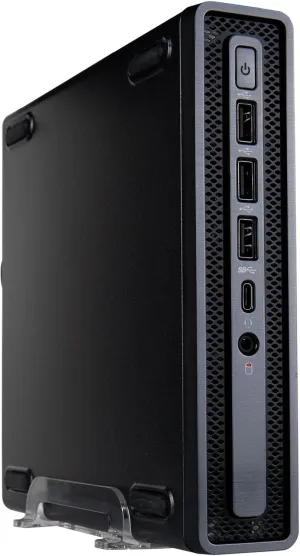 Envision M1 Mini Desktop (3.3-4.3GHz 65W CPU (Beats Ryzen 7 5800H), 16GB RAM, 512GB SSD, H610T mobo, WiFi 6, W11 Pro, Type-C, HDMI, VESA Mount - Small 1L Micro Computer w/Accessories