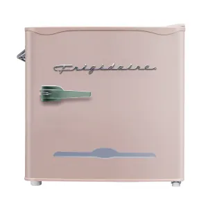 Frigidaire Coral EFR176- AMZ EFR176 Retro Mini Refrigerator-Energy Saving-Adjustable Thermostat Control-Side Mounted Bottle Opener-Ideal for for Dorm, Office, RV, Garage, Apartment 1.6 Cubic Feet