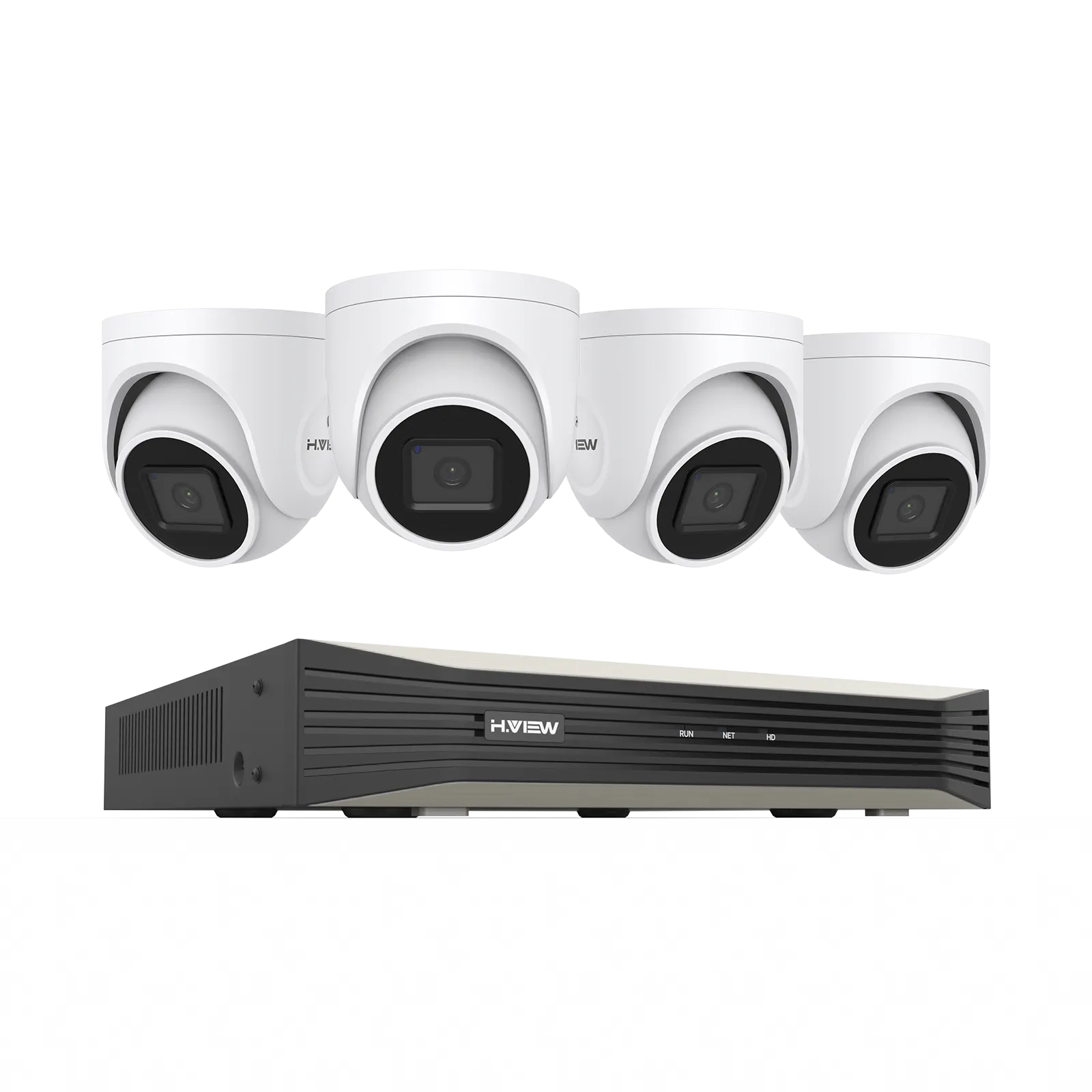 H.265 5MP PoE Security Camera System, 4Pcs Smart 5MP Wired PoE IP Cameras with AI Detection, Audio Record Dome Cameras, 5MP 8CH NVR, Support up to 6TB HDD for 24-7 Recording(HDD not Included)