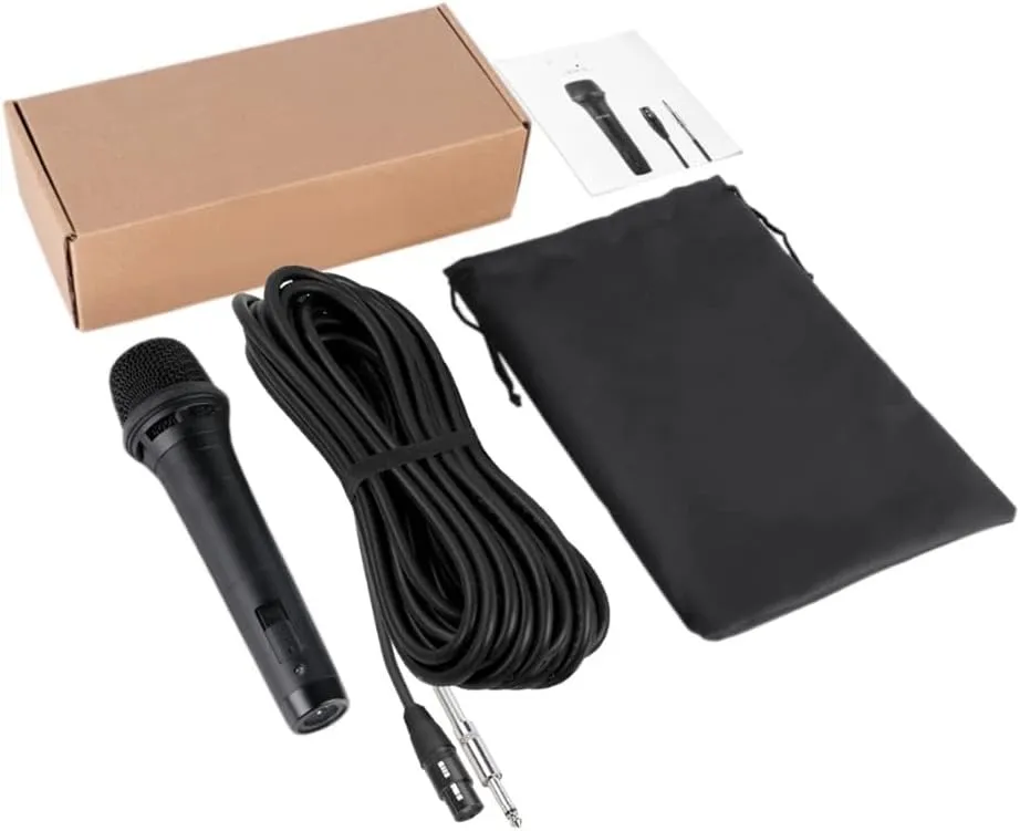 Hand-held Microphone, Dynamic Vocal Microphone Cardioid with Microphone for Live Vocal and Speech (Color : A, Size (A (A
