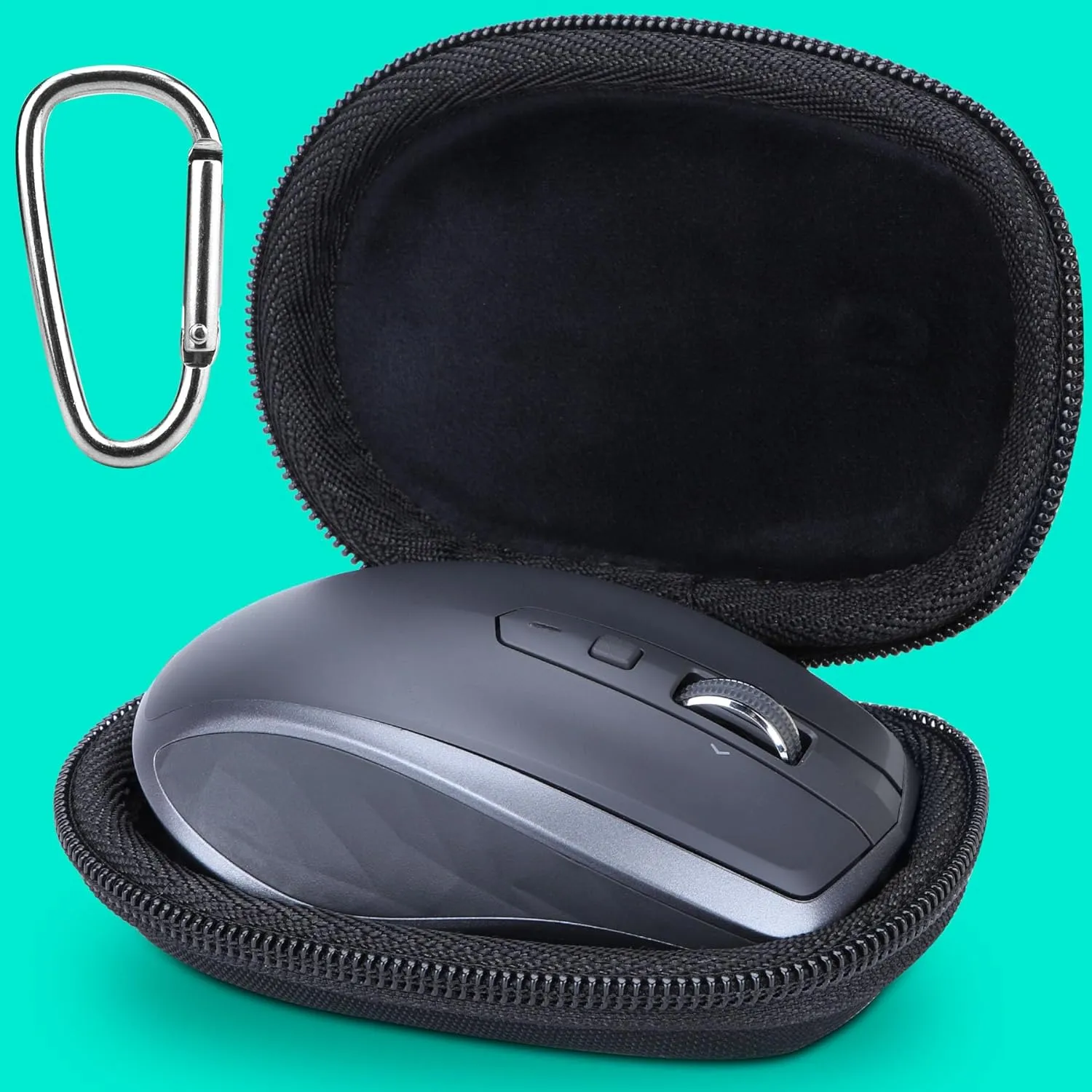 Hard Case Compatible with Logitech MX Anywhere 3S Anywhere 3 Anywhere 2S Anywhere 2 Compact Performance Mouse (Graphite Case)