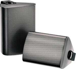 Herdio 6.5 Inch 400W Outdoor Speakers Wired Waterproof with Powerful Bass,Wall Mount Speakers for Patio Garage Covered Deck,All-Weather Durability (Pair,Black)